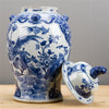 Danny's Fine Porcelain Blue & White Large Temple Jar
