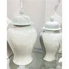 Danny's Fine Porcelain Temple Jar -White Crackle