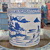 Danny's Fine Porcelain Classic Pot - Village Scene