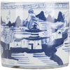 Danny's Fine Porcelain Classic Pot - Village Scene