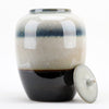 Danny's Fine Porcelain Melon Lidded Jar- Transition Glaze