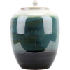 Danny's Fine Porcelain Melon Lidded Jar- Transition Glaze