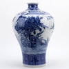 Danny's Fine Porcelain Plum Vase - Blue & White Peacock (special Price)