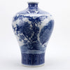 Danny's Fine Porcelain Plum Vase - Blue & White Peacock (special Price)