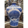 Danny's Fine Porcelain Plum Vase - Blue & White Peacock (special Price)