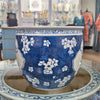 Danny's Fine Porcelain Round Pot Blue Village