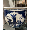 Danny's Fine Porcelain Round Pot Blue Village