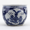 Danny's Fine Porcelain Round Pot Blue Village
