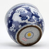 Danny's Fine Porcelain Round Pot Blue Village