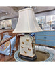 Danny's Fine Porcelain Flattened Dragon Vase Lamp