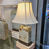 Danny's Fine Porcelain Flattened Dragon Vase Lamp