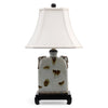 Danny's Fine Porcelain Flattened Dragon Vase Lamp