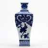Danny's Fine Porcelain Square Plum Vase -Blue & White