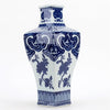 Danny's Fine Porcelain Square Plum Vase -Blue & White