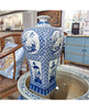 Danny's Fine Porcelain Plum Vase -Blue & White