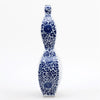 Danny's Fine Porcelain Flatten Gourd Vase -Blue & White