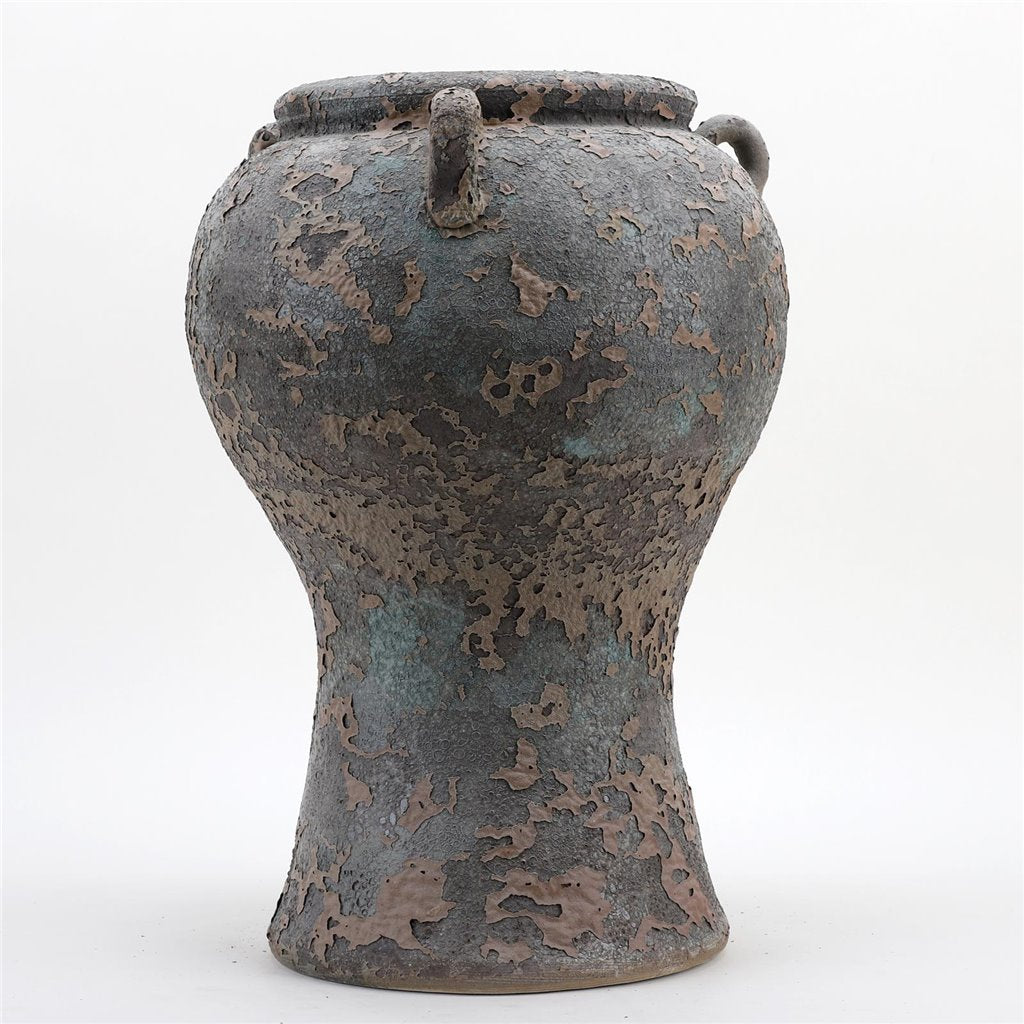 Danny's Fine Porcelain Pottery Vase Rusted Glaze