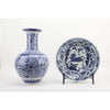 Danny's Fine Porcelain Round Platter -Blue & White