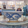 Danny's Fine Porcelain Bowl Blue & White Dragon