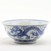 Danny's Fine Porcelain Bowl Blue & White Dragon