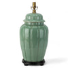 Danny's Fine Porcelain Celadon Jar Antique Finish Lamp