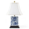 Danny's Fine Porcelain Blue & White Box Shape Lamp-Dragon