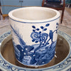 Danny's Fine Porcelain Round Bucket - Classic Blue & White 50854