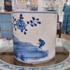 Danny's Fine Porcelain Round Bucket - Classic Blue & White 50854
