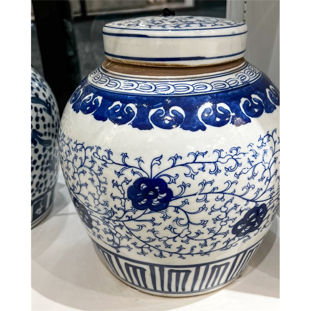Danny's Fine Porcelain Round Bucket - Classic Blue & White 50855