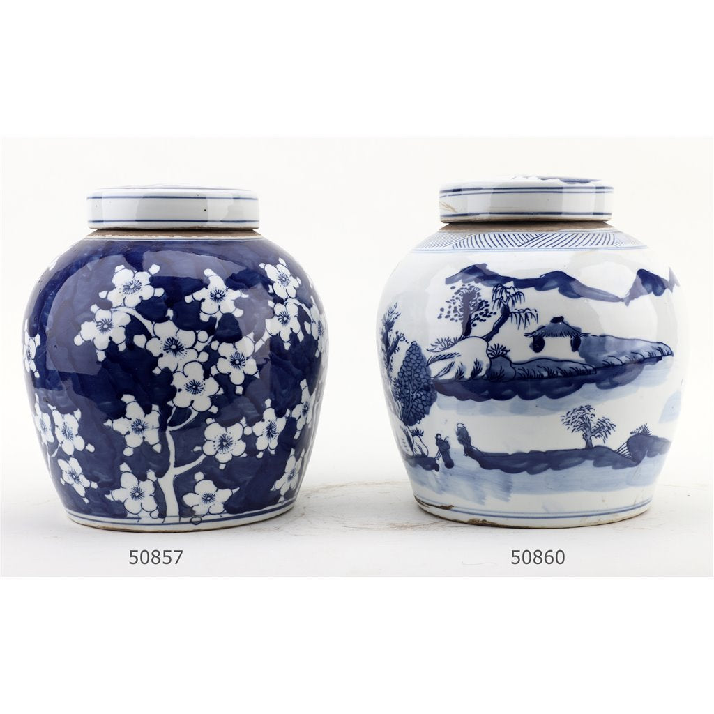 Danny's Fine Porcelain Large Bulb Jar - Floral