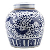 Danny's Fine Porcelain Large Bulb Jar - Butterflies