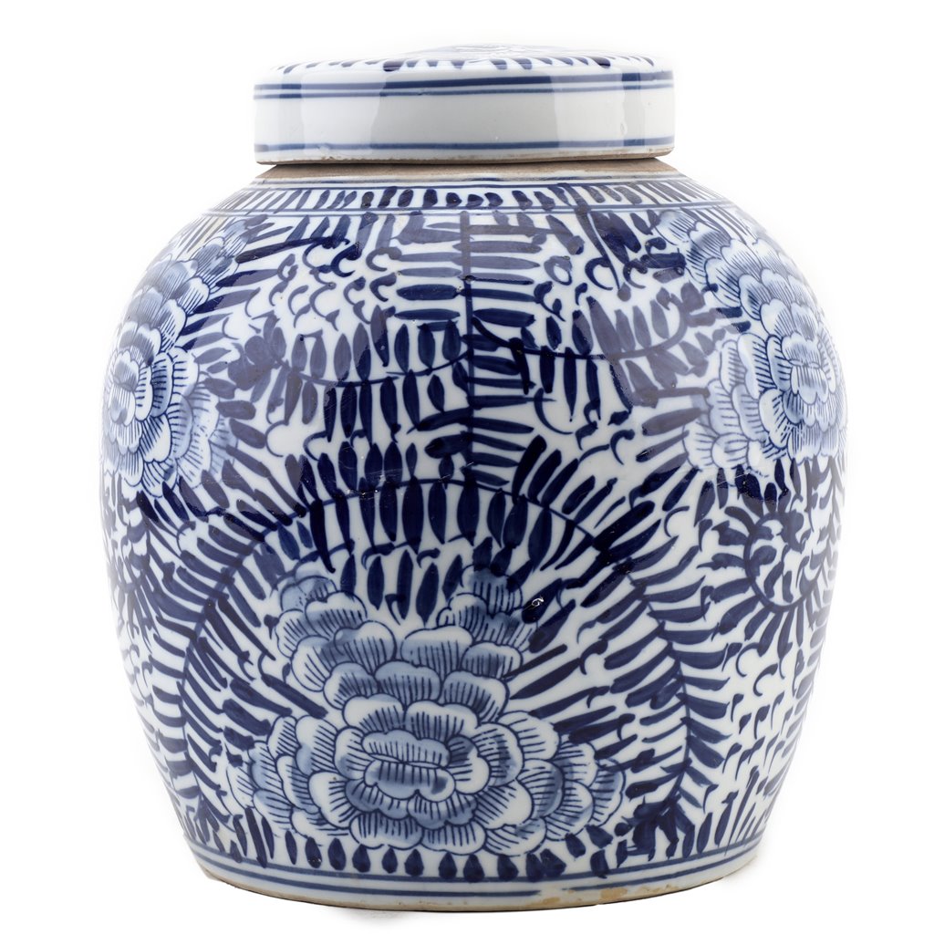 Danny's Fine Porcelain Large Bulb Jar - Floral 50866