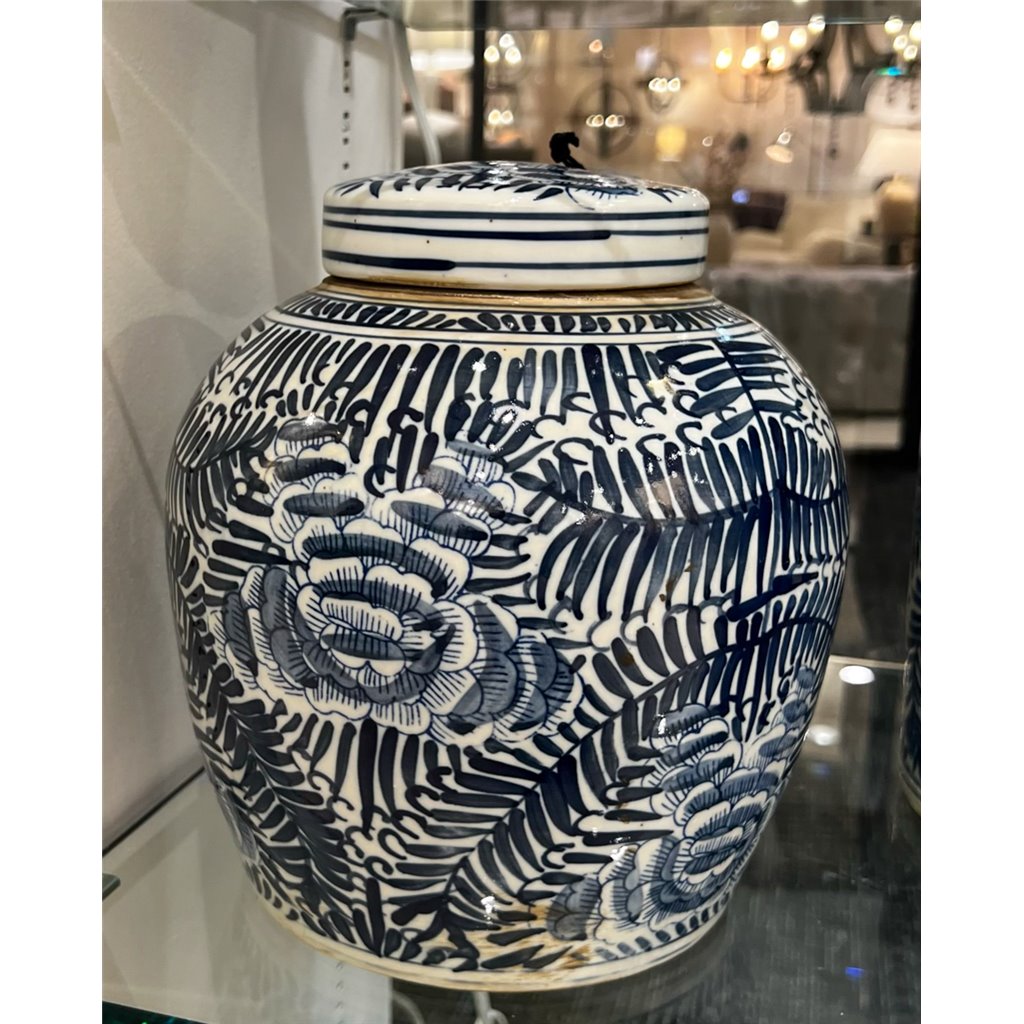 Danny's Fine Porcelain Large Bulb Jar - Floral 50866