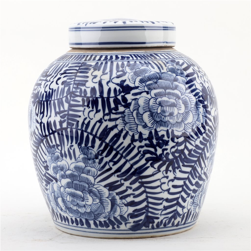 Danny's Fine Porcelain Large Bulb Jar - Floral 50866