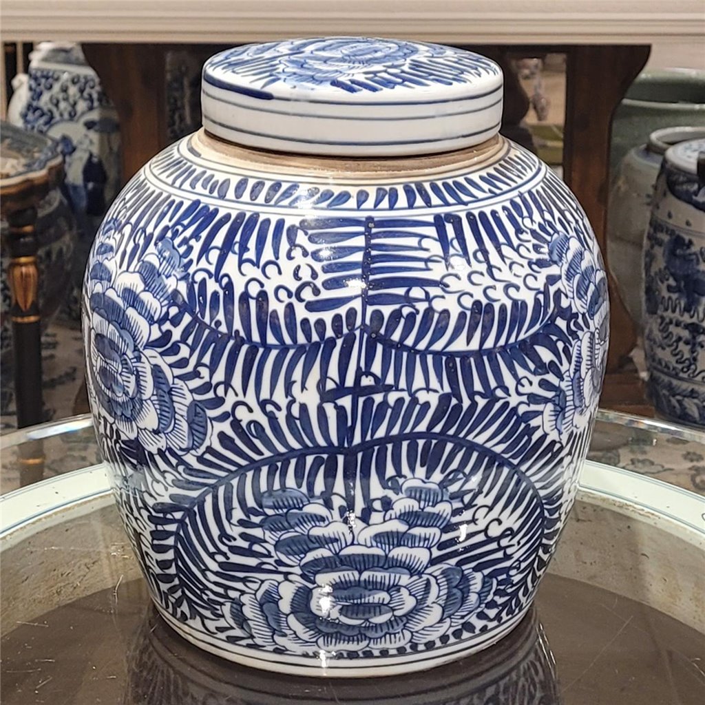 Danny's Fine Porcelain Large Bulb Jar - Floral 50866
