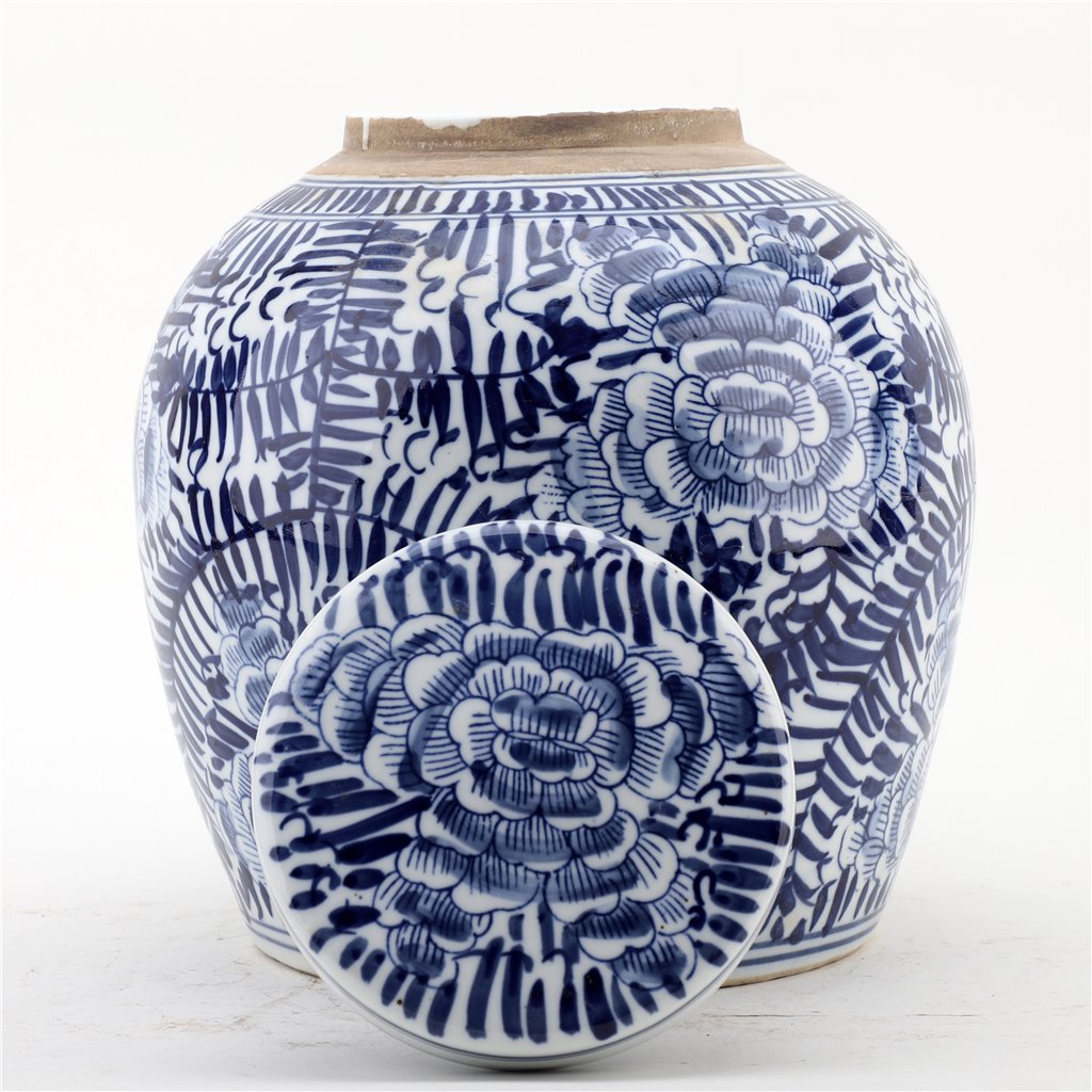 Danny's Fine Porcelain Large Bulb Jar - Floral 50866