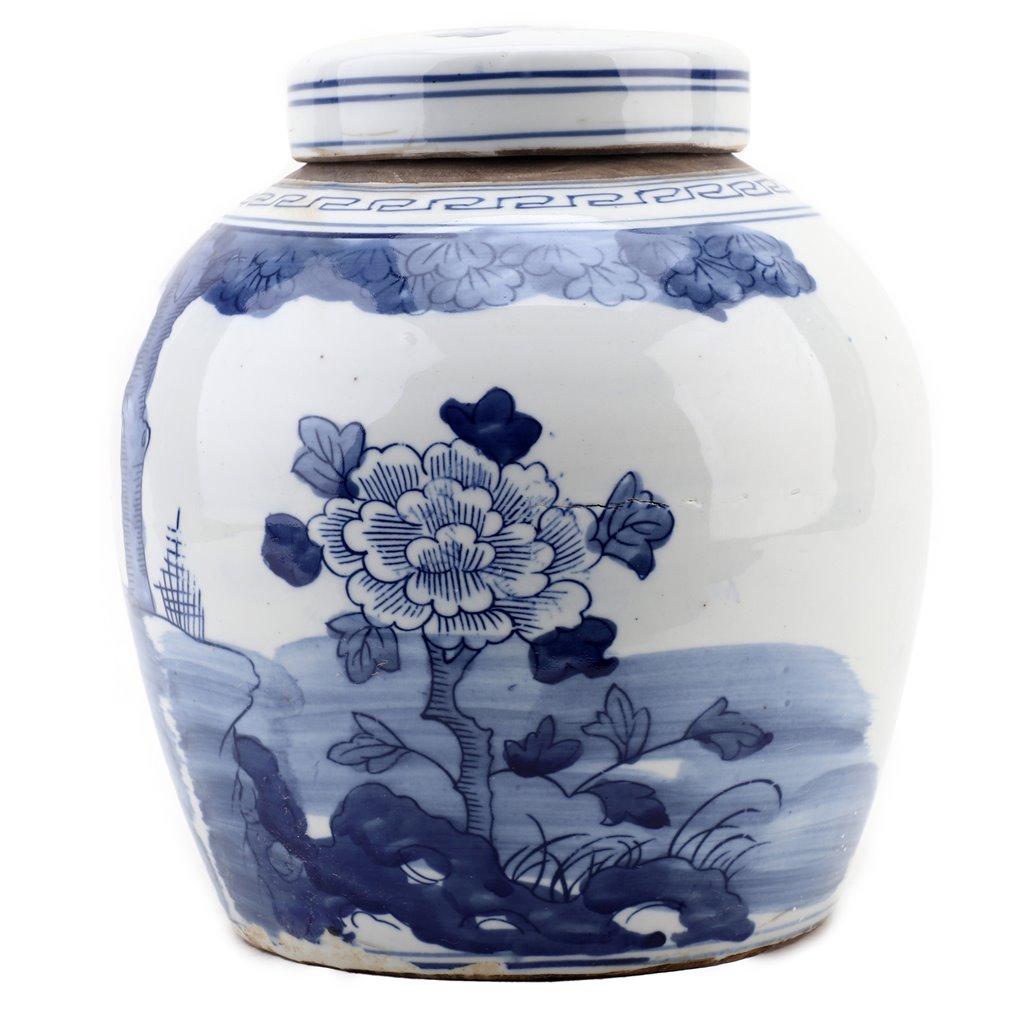 Danny's Fine Porcelain Large Bulb Jar - Floral 50867