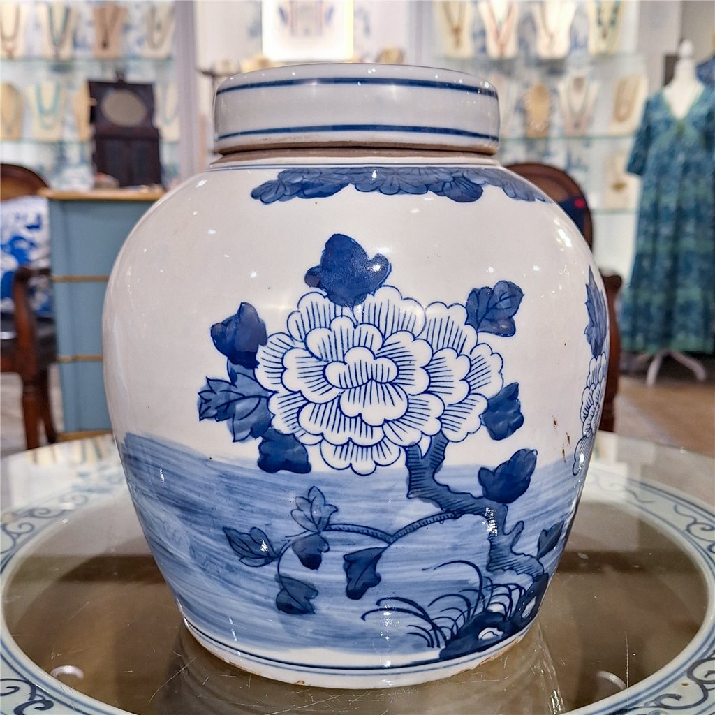 Danny's Fine Porcelain Large Bulb Jar - Floral 50867