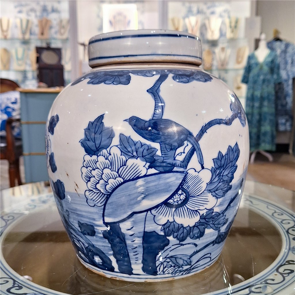 Danny's Fine Porcelain Large Bulb Jar - Floral 50867