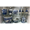 Danny's Fine Porcelain Large Bulb Jar - Floral & Bird