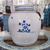 Danny's Fine Porcelain Large Bulb Jar - Floral & Bird