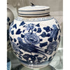 Danny's Fine Porcelain Large Bulb Jar - Floral & Bird