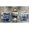 Danny's Fine Porcelain Large Bulb Jar - Floral & Bird