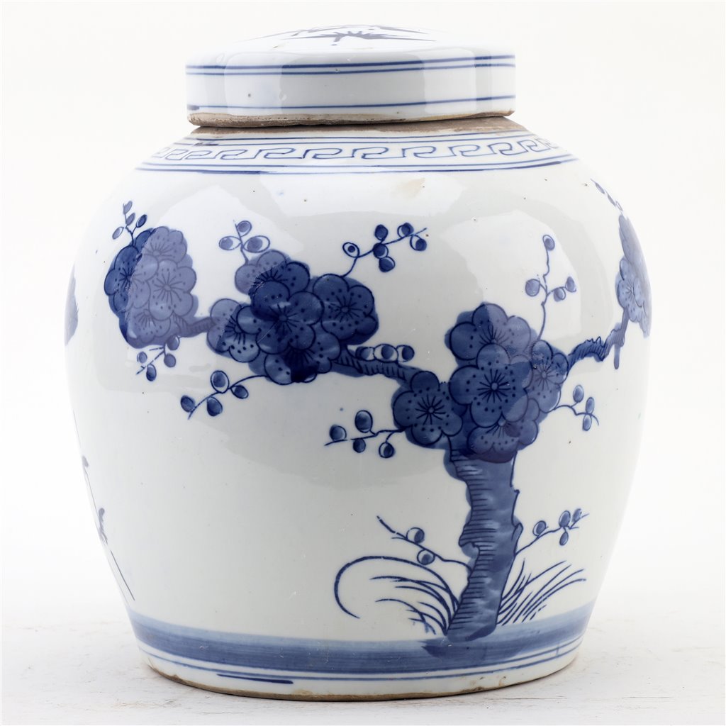 Danny's Fine Porcelain Large Bulb Jar - Floral