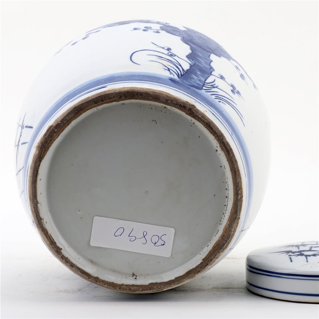 Danny's Fine Porcelain Large Bulb Jar - Floral