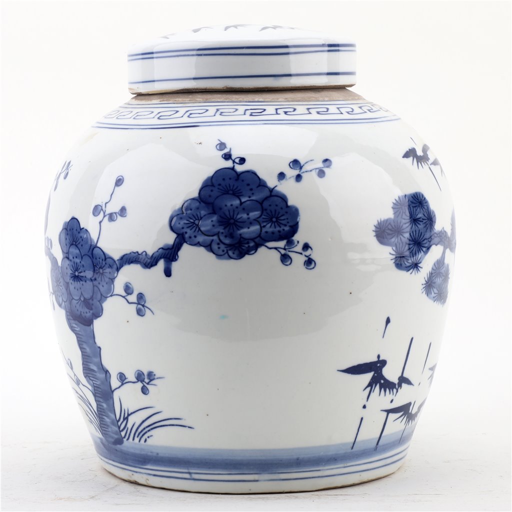Danny's Fine Porcelain Large Bulb Jar - Floral