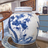 Danny's Fine Porcelain Large Bulb Jar - Floral
