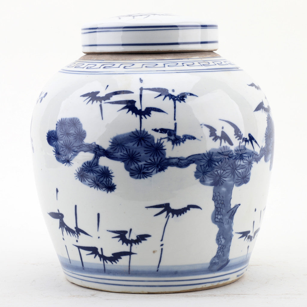 Danny's Fine Porcelain Large Bulb Jar - Floral