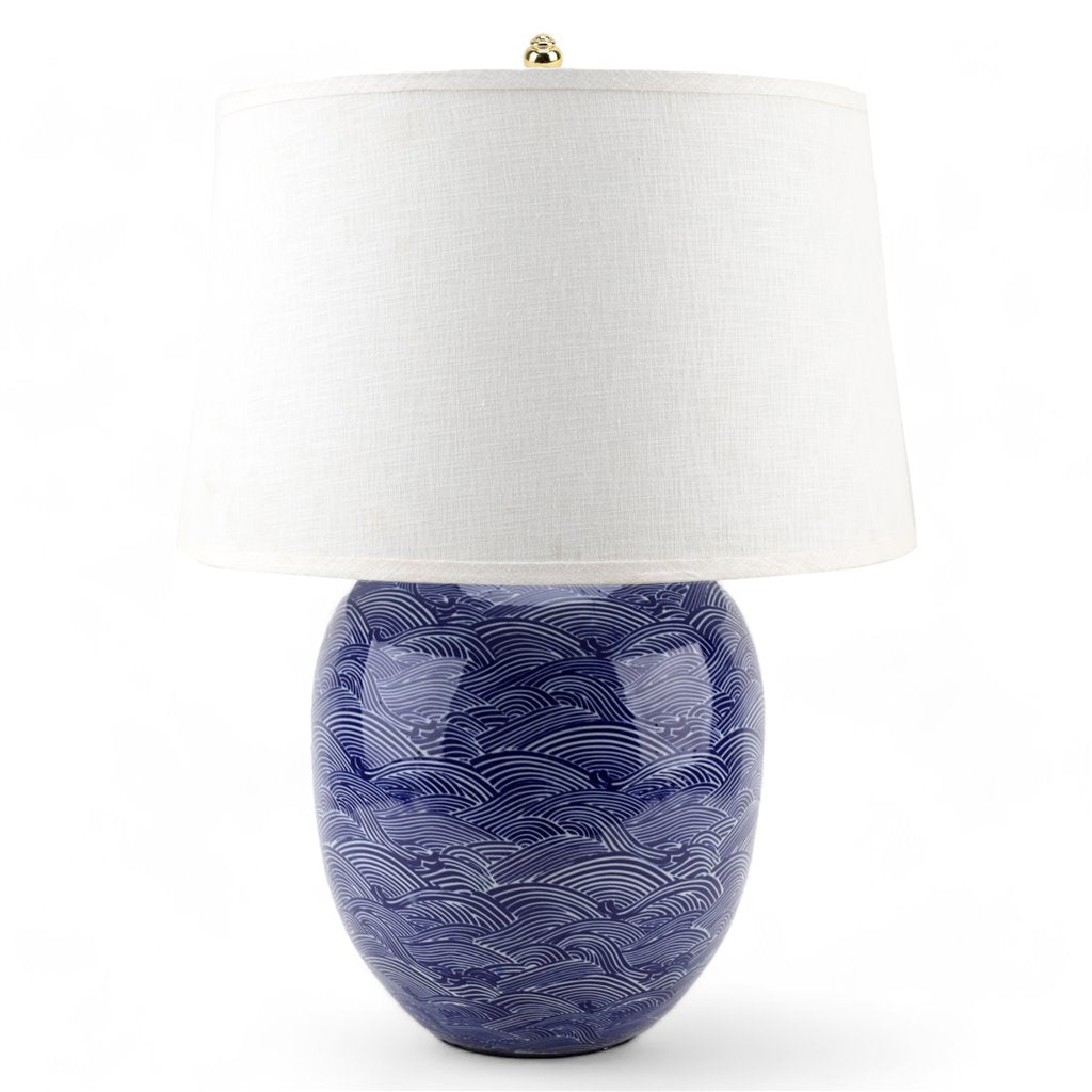 Danny's Fine Porcelain Ball Vase Lamp