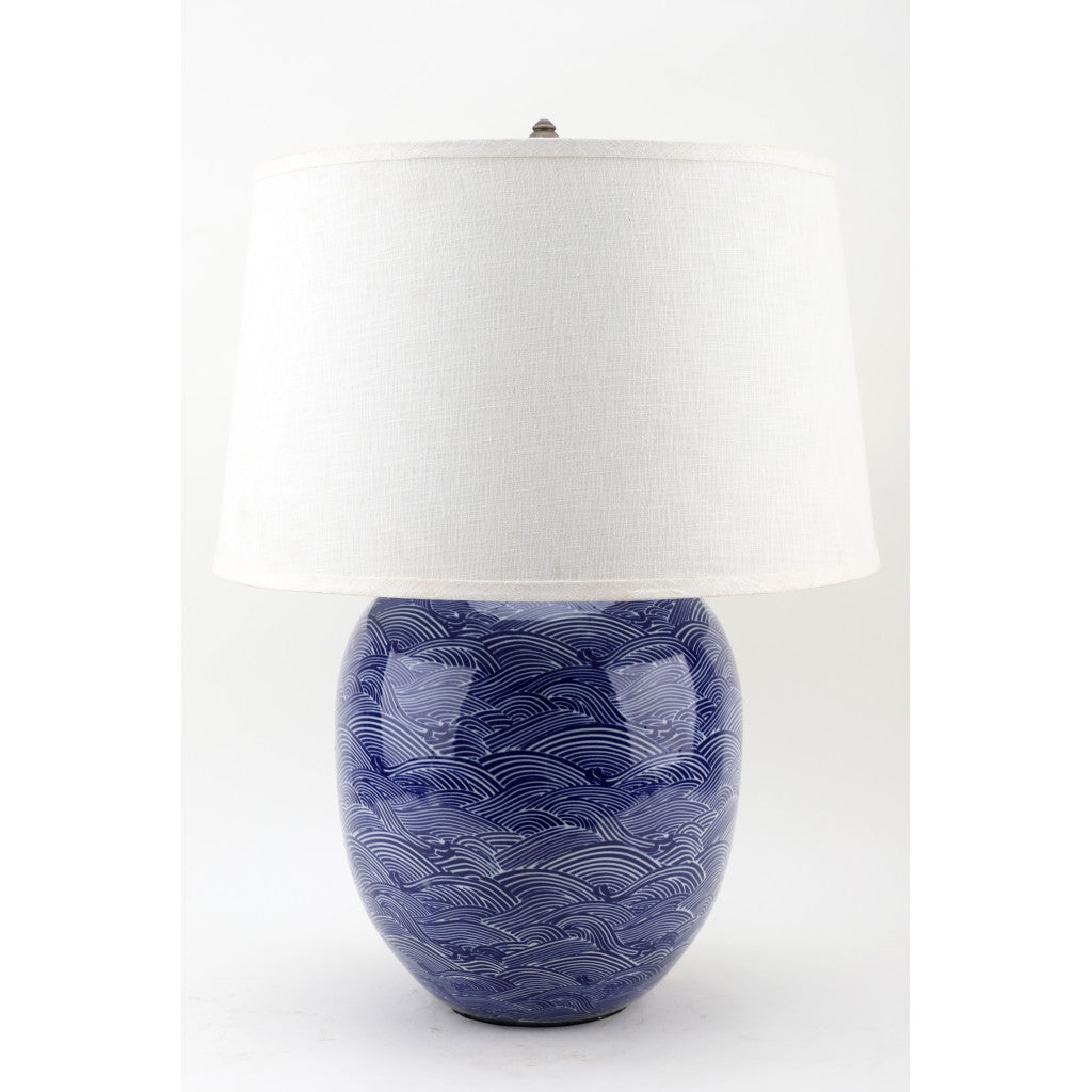 Danny's Fine Porcelain Ball Vase Lamp